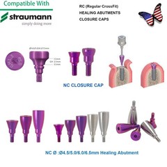 US Fit Straumann ITI BL/BLT Implant Healing Abutment Impression Open/Closed Tray