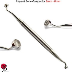 2PCS Implantology Bone Graft Scoop Plugger Compactor Dental Implant Instruments