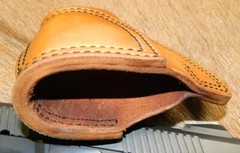 Gary C’s Avenger OWB Right Hand HOLSTER – for the Ruger SR9C/SR40C Leather
