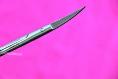 NEW 5 EA Premium GERMAN TC Iris Scissors 4.5″ Curved Surgical Dental Instruments