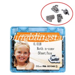 Dental Orthodontic Buccal Tube 1st/2nd Molar Single Bondable Roth/MBT 022/018