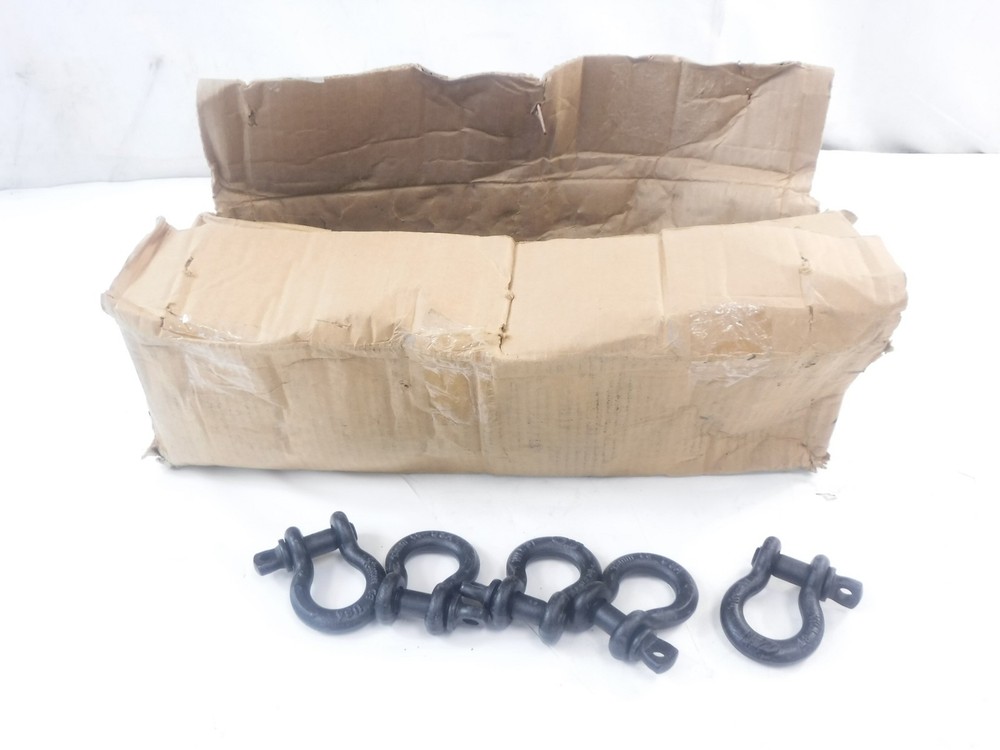 5 Pack Columbus Mckinnon 1/2″ 3 Ton Theatrical Screw Pin Anchor Shackles