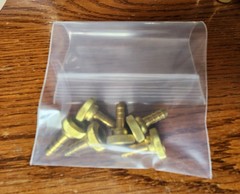 Schrader Valve 6 pack – coupling female to male 3/16 hose barb