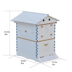 Automatic Beehive Starter Kit 7 Auto Beekeeping Frames Easy Honey Harvesting US