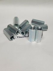 1/2-20 ×1-3/4″ Heavy Hex Coupling Nut 1-3/4″ long x 11/16″ (8 pack).