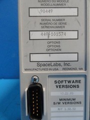 2 x SPACELABS 90449 RECORDER / PRINTER MODULE W/O 2-CHANNEL PAPER TRAY ~16389