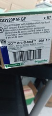 12 SQUARE D QO 1 POLE 20A GFCI/AFCI PLUG ON NEUTRAL READY NO WHITE NEUTRAL WIRE