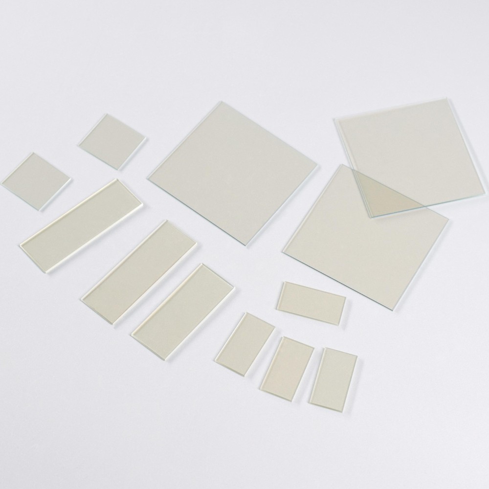 ITO Coated Quartz Glass Windows Plates ITO Fused Quartz Conductive Glass Slide