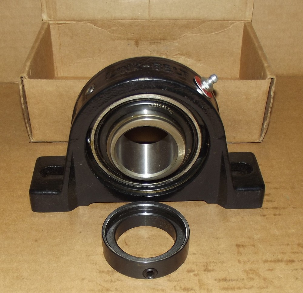 REXNORD P3Y227N Standard-Duty 2-Bolt Pillow Block Ball Bearing 1 11/16 Inch Bore