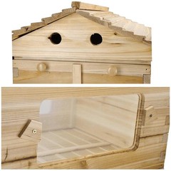 Auto Draining Honey Beehives Cedar Wood Bee House Beekeeping Box Honey House New