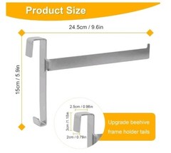 4Pc Beehive Frame Holder, Stainless Steel Beehive Frame Perch, Full Frame Suport