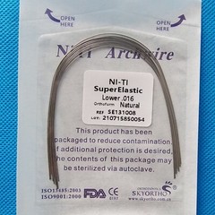 10Packs Dental Super Elastic NITI Arch Wires Orthodontic Round Natural Form Arcs