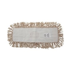 Boardwalk Industrial Dust Mop Head, Hygrade Cotton, 18 x 5, White