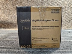(QTY 1000) OmniShield 332-23 Large Blue Vinyl Powder Free Multi-Purpose Gloves