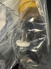 Hubbell Wiring Device-Kellems Hbl28w76 Watertight Locking Plug, L16-30P, 30 A,