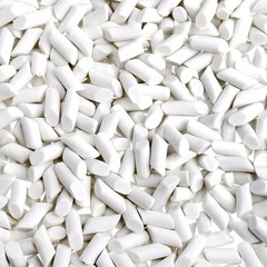 Hiceeden 8 Pounds Rock Tumbling Filler Media, 1/5″ x 2/5″ x 2/5″, White