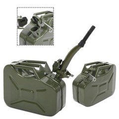 High Quality 10L Fuel Can Liter Backup Steel Tank Fuel Gas Gasoline Green New