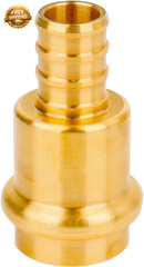 12 Pack 1/2″ Press Pro Press X 1/2″ PEX Adapter Crimp Fittings Brass Coupling