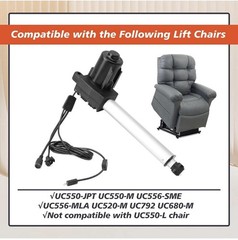 Lift Chair Motor Linear Actuator HJA58 GM1450-LM 212mm 2-Pin 6000N/4000N