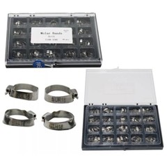 80/set Dental Orthodontic Buccal Tube 1st Molar With Bands Roth/MBT 022″ 16#-35#
