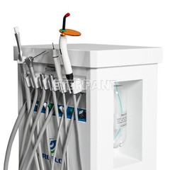 Portable Dental Unit Delivery Unit with Air Compressor Curing Light Scalers