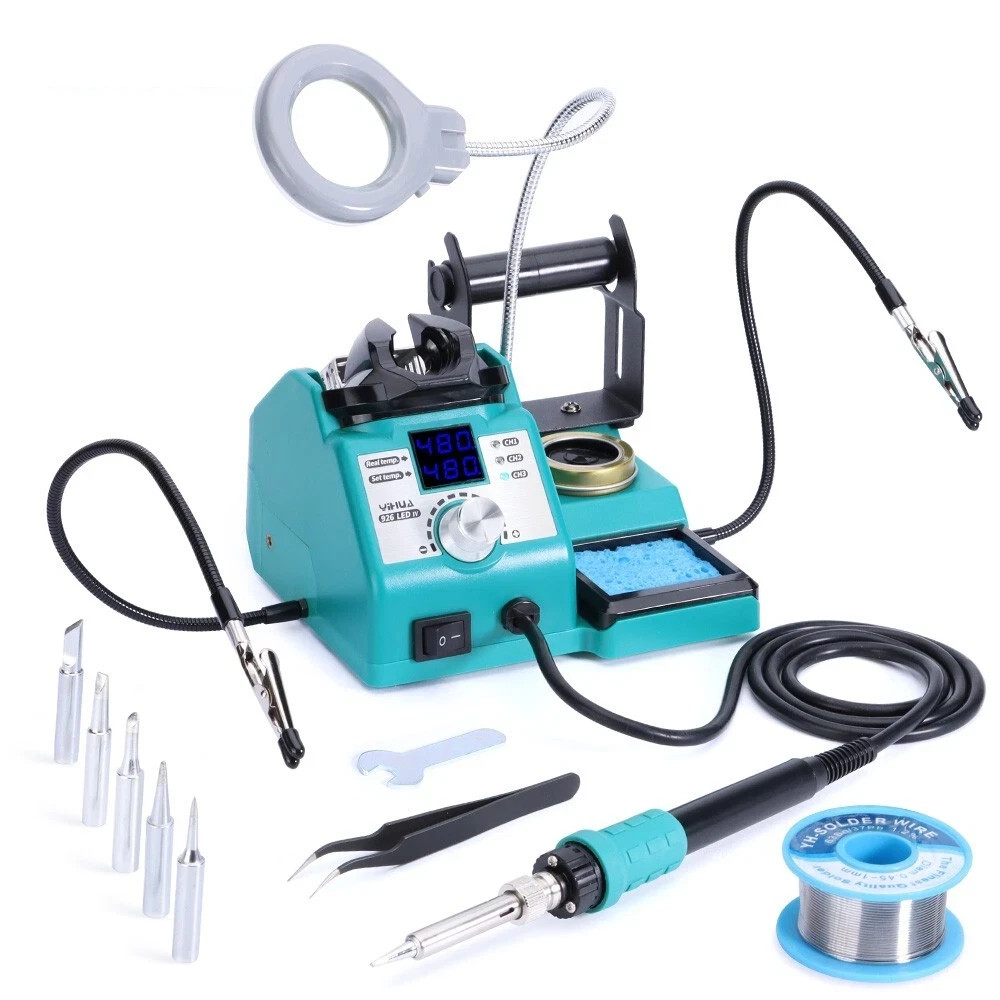 YIHUA 939D+ III EVO 110W Digital Soldering Station Dual LCD Display High-Power