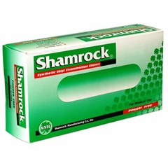 Shamrock Medical Vinyl Examination Gloves, Powder Free, Disposable – 100pcs