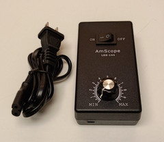 25 SETS of Amscope Adaptor for LED-144 Lamp and Power Cord ONLY – NO RING LIGHT
