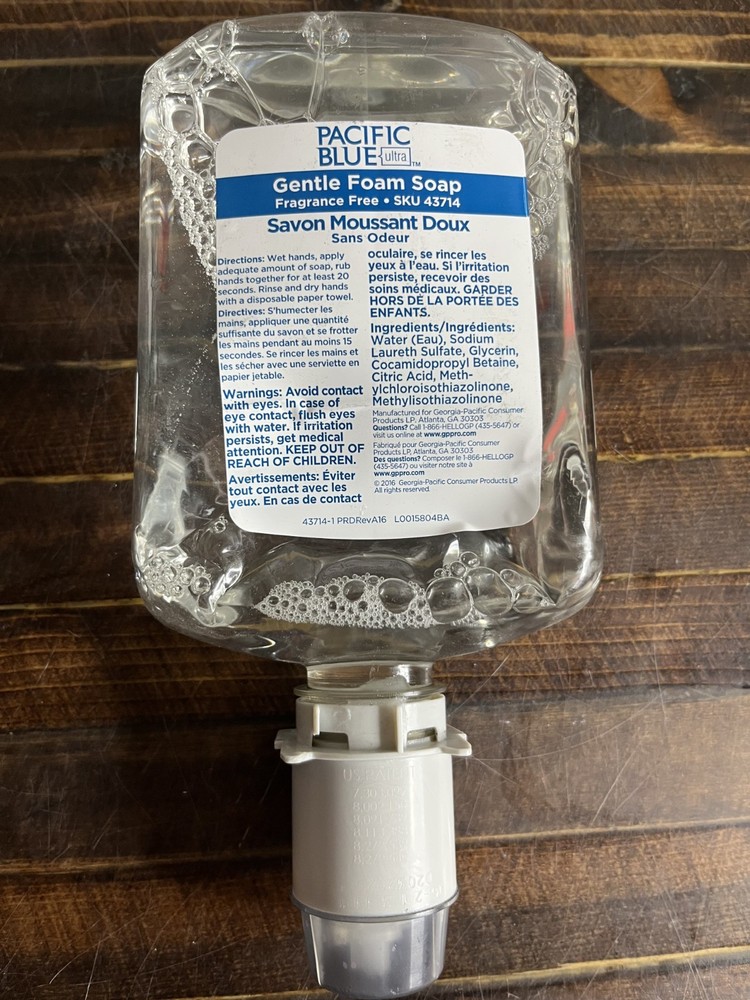 3 Pack Pacific Blue Ultra Foaming Hand Soap 1200mL Dispenser Refills