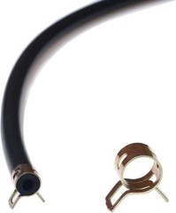 10ft 3/16″ ID Fuel Hose with 20 Clamps for Small Engines, Min Color: 3/16 Inch