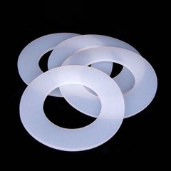 3MM THICK WHITE SILICONE HIGH TEMP FLAT RING RUBBER WASHER SEAL GASKETS