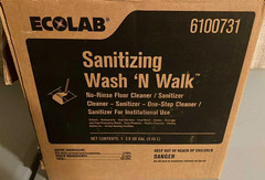 Ecolab Sanitizing Wash ‘N Walk 2.5 Gallon