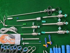 34pc Laparoscopic Surgery Set 5x330mm Laparoscopy Endoscopy Surgical Instruments