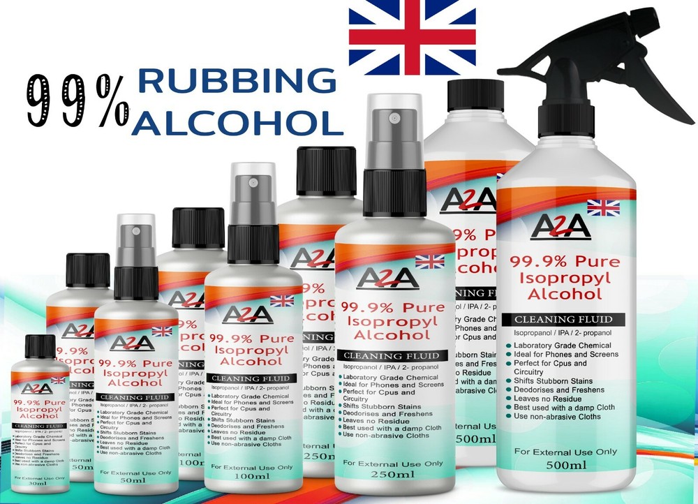 99.9 %, Pure Isopropyl , Propan-2-ol, Rubbing A/L, INDUSTRIAL GRADE