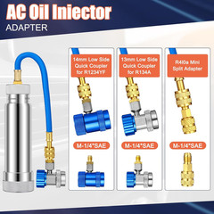 Ac Leak Detector Kit, R1234Yf R134A R410A Ac Oil UV Dye Injector