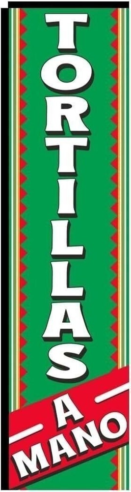 Tortillas A Mano Rectangle Banner for Mexican Spanish food Restaurant…