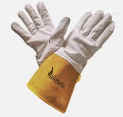 3 Pairs Goat Leather Tig Welding Safety PPE Gloves