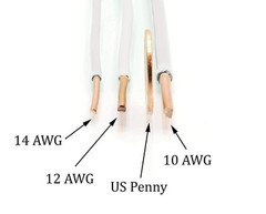 THHN / Building Wire – White Jacket – 10 Gauge Solid Copper UL UV – 50 Ft