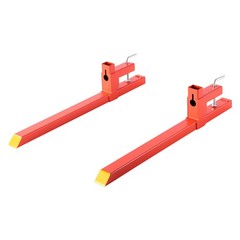 Uimoso 2000 lbs 43″ Clamp on Pallet Forks Quick Attach Tractor Forks
