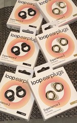 Loop Experience 2 – Gold and Black (2 Pack) Earplugs For Couple -Silicone- Nib