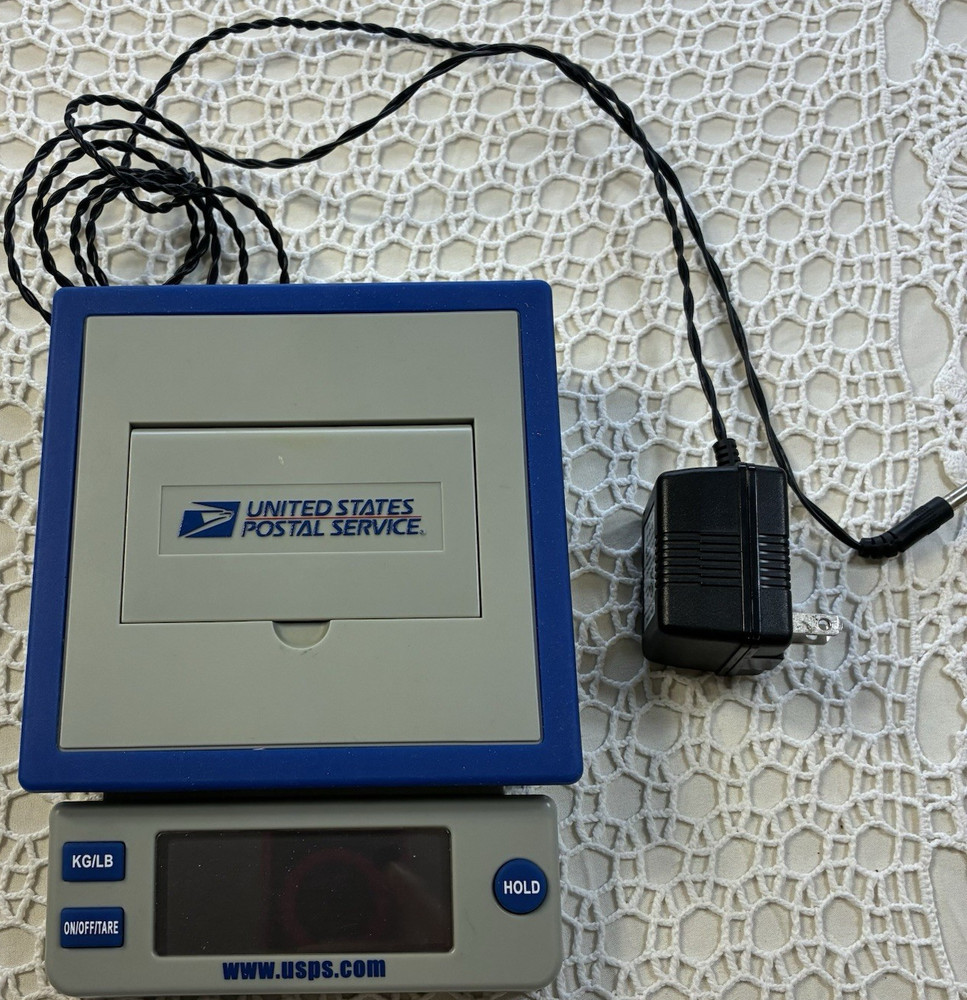 USPS United States Postal Service 10LB Digital Table Top Scale Tested Works Good