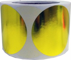Circle Dot Stickers | 3″ Inches Round | 500 Pack | Pick One Color