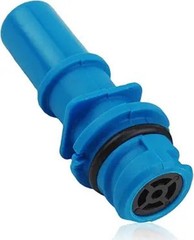 OEM Blue Thermoplastic PCV Valve Fitting 7L3Z6A666A, Positive Crankcase Ventilat
