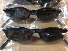 ASSORTED BOX OF SUNGLASSES SUN GLASSES SET OF 9 GLASS COLORED SMALL LENS