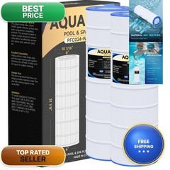 AQUALTRA Pool Filter CC200 C-9419 PAP200 R173217 FC-0688 200 sq ft 2 Pack