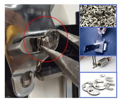120 E Clips C CIRCLIPS Stainless Steel Kit Retaining Ring Assorted 1.5mm to 10mm