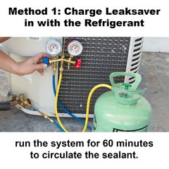 Leak Saver Direct Inject Refrigerant Leak Sealer 6 Pack HVAC & Automotive