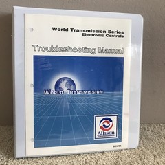 Allison World Transmission Troubleshooting Manual Electronic Controls SA2470A