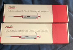2 new Ward’s Scientific fully autoclavable single channel micropipette10-100ul