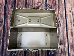 Vintage Metal Ballonoff PORTA FILE Locking Box Storage With KEY